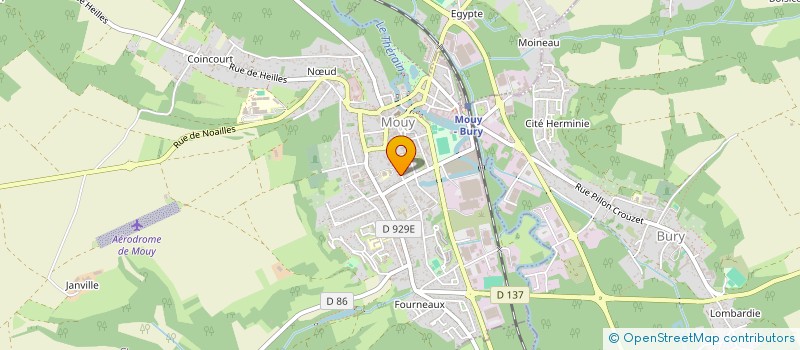 localisation de l'entreprise MONSIEUR PHILIPPE CLOCET à MOUY