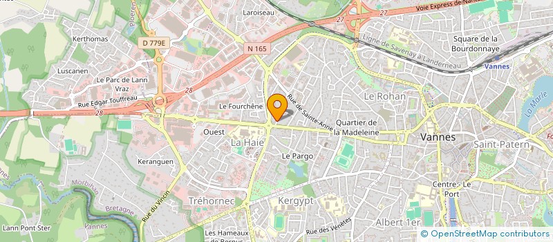 localisation de l'entreprise MONSIEUR PHILIPPE CLOEREC à VANNES