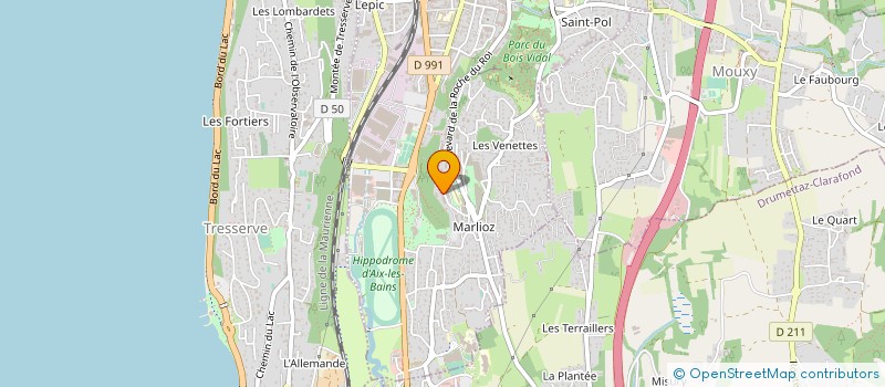 localisation de l'entreprise MONSIEUR PHILIPPE COELHO  AIX-LES-BAINS