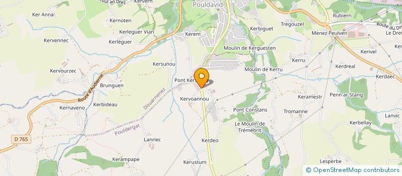 localisation de l'entreprise MONSIEUR PHILIPPE COEURDEVEY à POULDERGAT
