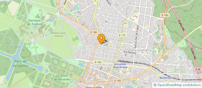 localisation de l'entreprise MONSIEUR PHILIPPE COGNARD à VERSAILLES
