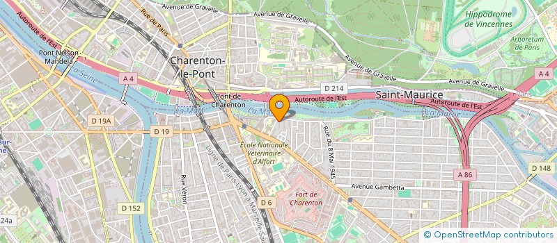 localisation de l'entreprise MONSIEUR PHILIPPE COHEN  MAISONS-ALFORT