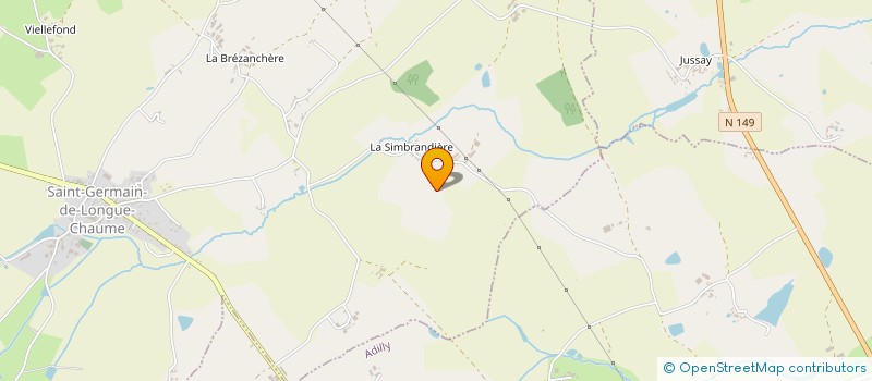 localisation de l'entreprise MONSIEUR PHILIPPE COIFFET  CHATILLON SUR THOUET