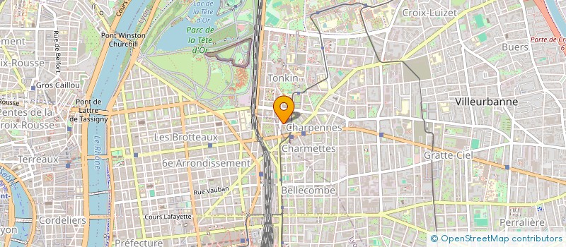 localisation de l'entreprise MONSIEUR PHILIPPE COIRATON  VILLEURBANNE