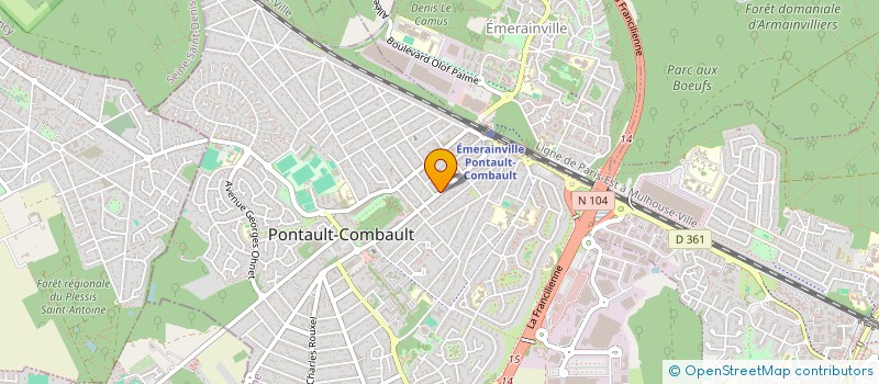 localisation de l'entreprise MONSIEUR PHILIPPE COLACE  PONTAULT-COMBAULT