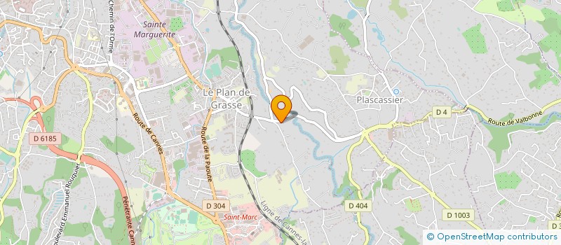 localisation de l'entreprise MONSIEUR PHILIPPE COLAS  GRASSE