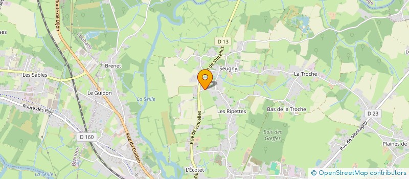 localisation de l'entreprise MONSIEUR PHILIPPE COLAS à LOUHANS