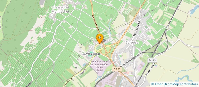 localisation de l'entreprise MONSIEUR PHILIPPE COLIN  CHASSAGNE-MONTRACHET