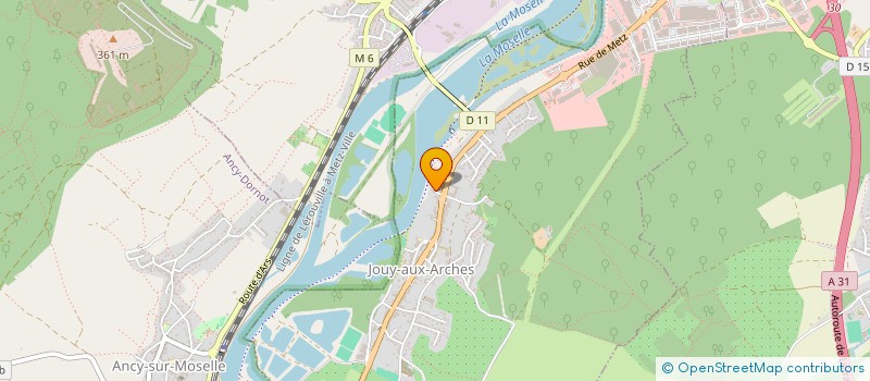 localisation de l'entreprise MONSIEUR PHILIPPE COLIN  JOUY-AUX-ARCHES