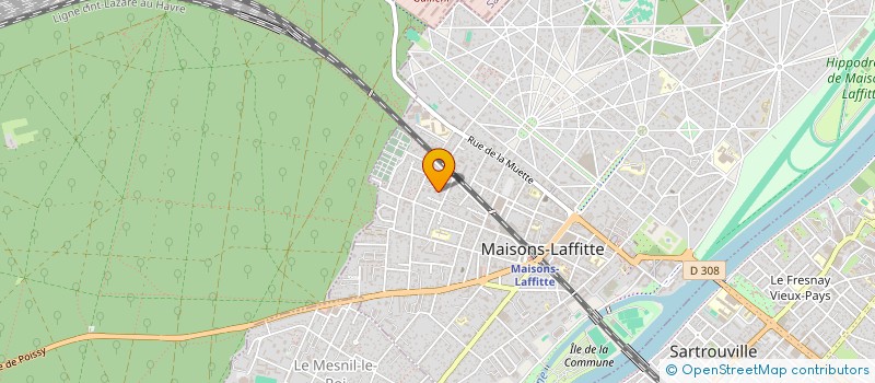 localisation de l'entreprise MONSIEUR PHILIPPE COLIN à MAISONS-LAFFITTE
