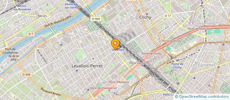 localisation de l'entreprise MONSIEUR PHILIPPE COLLAY à LEVALLOIS-PERRET