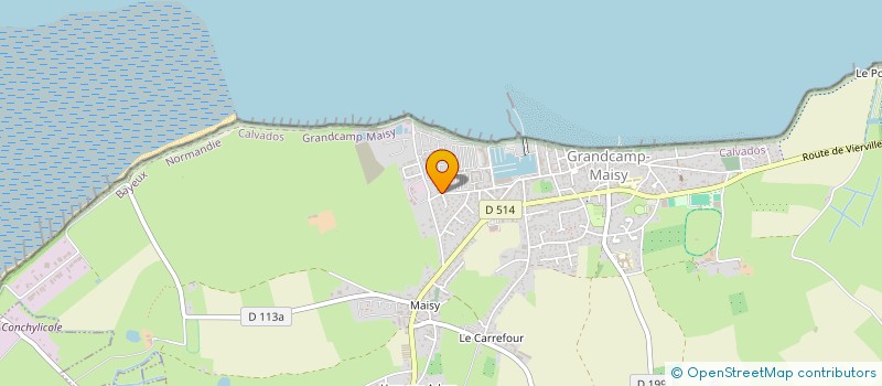 localisation de l'entreprise MONSIEUR PHILIPPE COLLIAUX  GRANDCAMP-MAISY