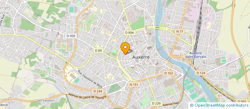 localisation de l'entreprise MONSIEUR PHILIPPE COLLIN à AUXERRE