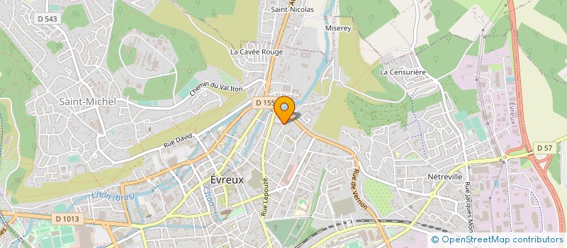 localisation de l'entreprise MONSIEUR PHILIPPE COLLIN à EVREUX