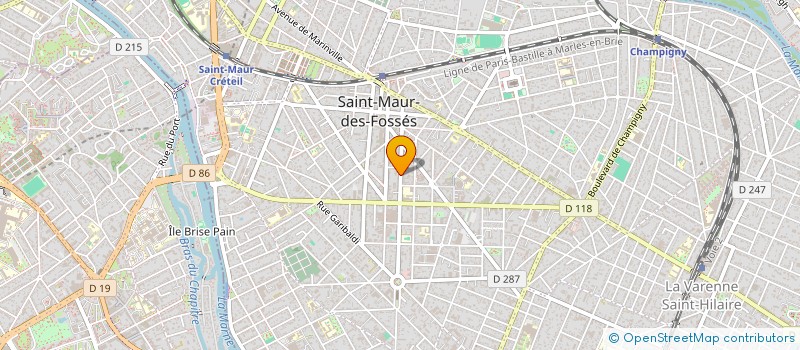 localisation de l'entreprise MONSIEUR PHILIPPE COLLIN  SAINT-MAUR-DES-FOSSES