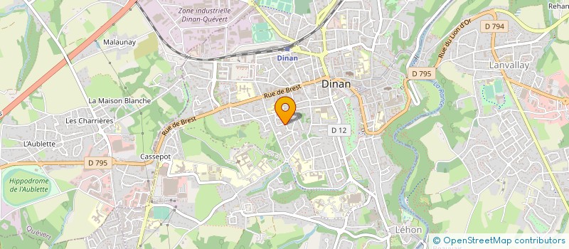 localisation de l'entreprise MONSIEUR PHILIPPE COLLIOT  DINAN