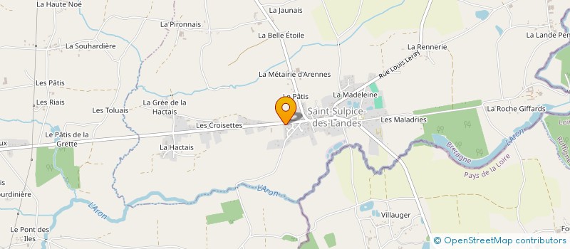 localisation de l'entreprise MONSIEUR PHILIPPE COLMANCE à SAINT-SULPICE-DES-LANDES
