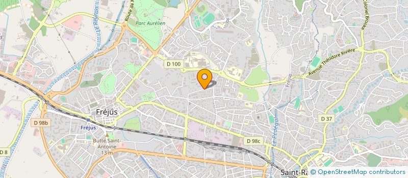 localisation de l'entreprise MONSIEUR PHILIPPE COLOMBET  FREJUS