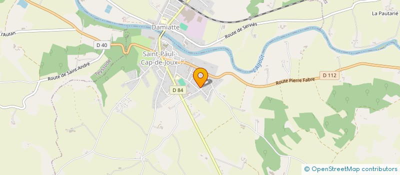 localisation de l'entreprise MONSIEUR PHILIPPE COLOMBIER  SAINT-PAUL-CAP-DE-JOUX