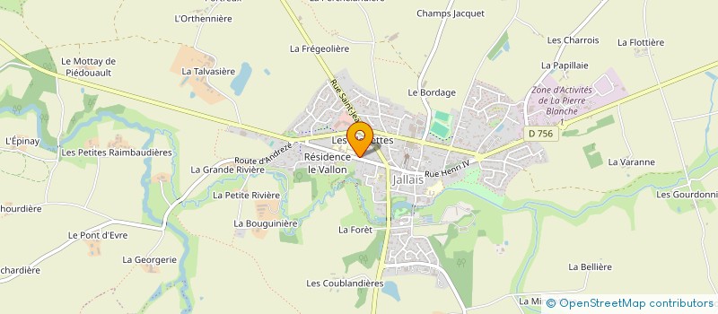 localisation de l'entreprise MONSIEUR PHILIPPE COLONNIER  BEAUPREAU-EN-MAUGES