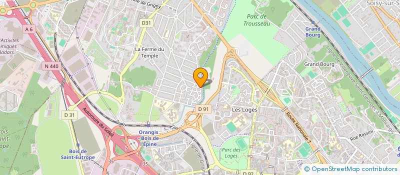 localisation de l'entreprise MONSIEUR PHILIPPE COLS à RIS-ORANGIS