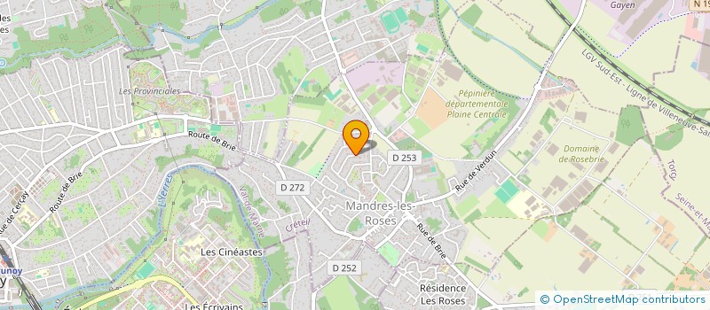 localisation de l'entreprise MONSIEUR PHILIPPE COLSON  MANDRES-LES-ROSES