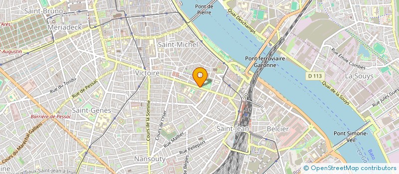 localisation de l'entreprise MONSIEUR PHILIPPE COMBE  BORDEAUX