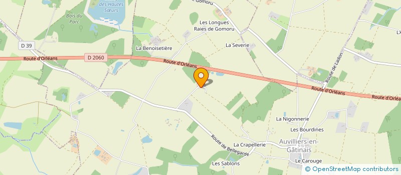 localisation de l'entreprise MONSIEUR PHILIPPE COME à AUVILLIERS-EN-GATINAIS