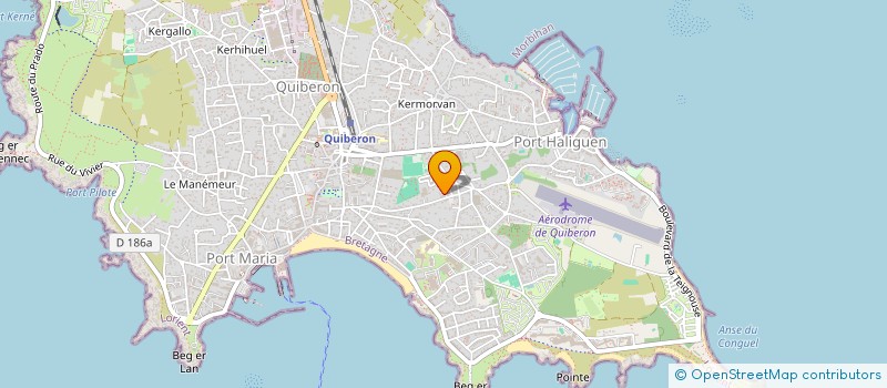 localisation de l'entreprise MONSIEUR PHILIPPE COMPEYRON  QUIBERON
