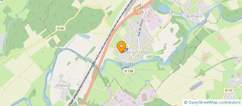 localisation de l'entreprise MONSIEUR PHILIPPE COMTE  VORAY-SUR-L'OGNON