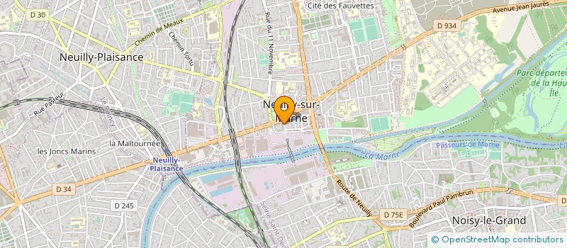 localisation de l'entreprise MONSIEUR PHILIPPE CONDETTE  NEUILLY-SUR-MARNE