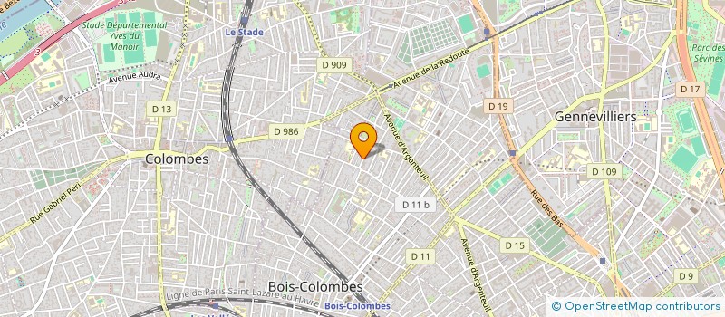 localisation de l'entreprise MONSIEUR PHILIPPE CONDROYER à BOIS-COLOMBES