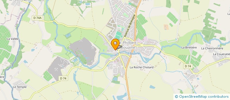 localisation de l'entreprise MONSIEUR PHILIPPE CONSEIL à SAINT-PHILBERT-DE-BOUAINE