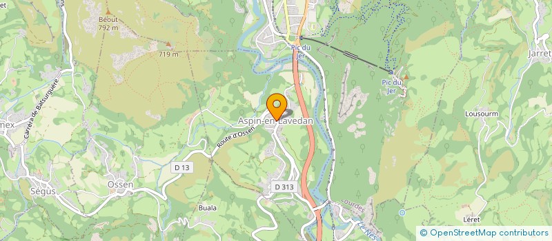 localisation de l'entreprise MONSIEUR PHILIPPE CONTE  LAMARQUE-PONTACQ