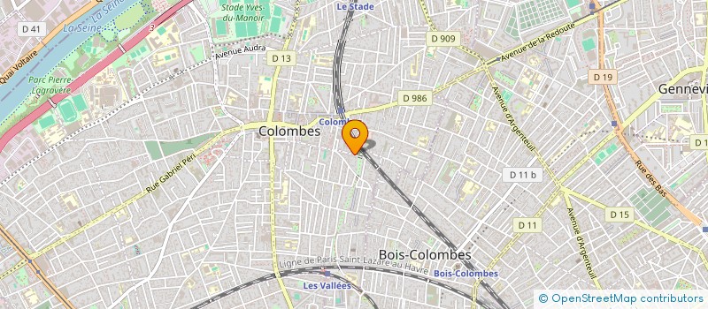 localisation de l'entreprise MONSIEUR PHILIPPE COPIGNY à COLOMBES