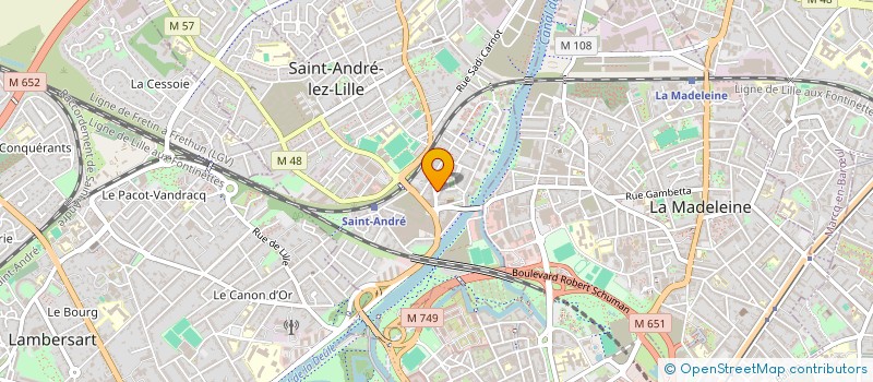localisation de l'entreprise MONSIEUR PHILIPPE CORBEIL à SAINT-ANDRE-LEZ-LILLE