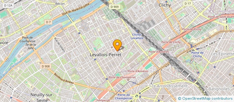localisation de l'entreprise MONSIEUR PHILIPPE CORBEL à LEVALLOIS-PERRET