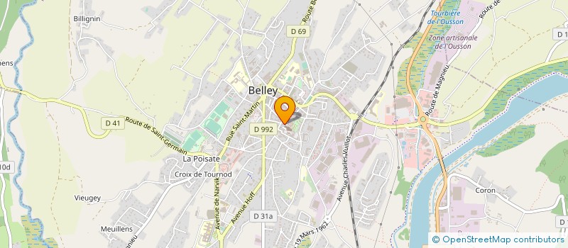localisation de l'entreprise MONSIEUR PHILIPPE CORDIER à BELLEY