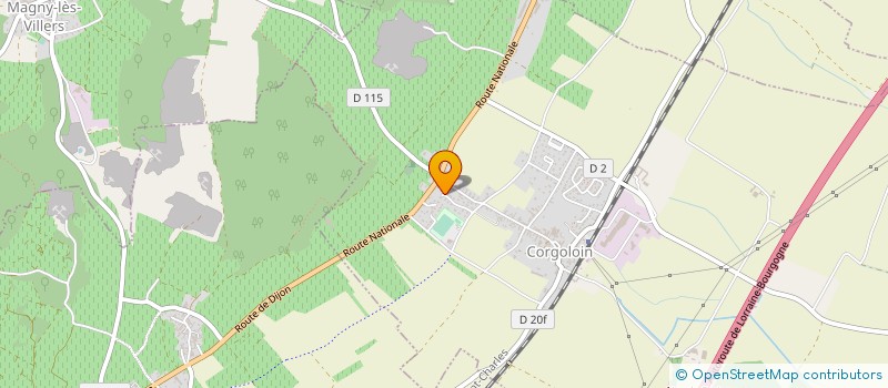 localisation de l'entreprise MONSIEUR PHILIPPE CORDONNIER à CORGOLOIN