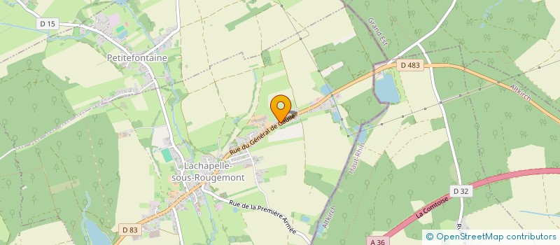 localisation de l'entreprise MONSIEUR PHILIPPE CORDONNIER  LACHAPELLE-SOUS-ROUGEMONT