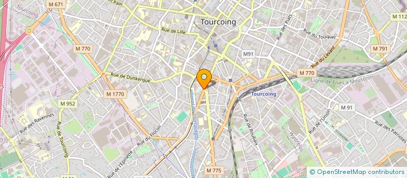 localisation de l'entreprise MONSIEUR PHILIPPE CORMAN  TOURCOING