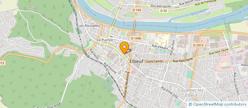 localisation de l'entreprise MONSIEUR PHILIPPE CORMIER  ELBEUF