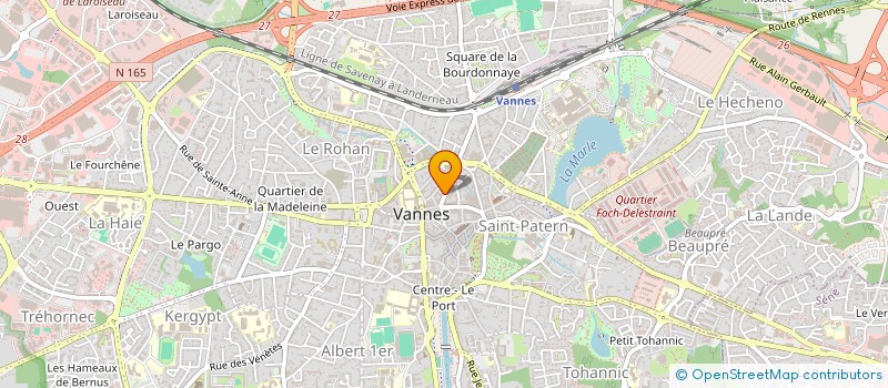 localisation de l'entreprise MONSIEUR PHILIPPE CORMIER à VANNES