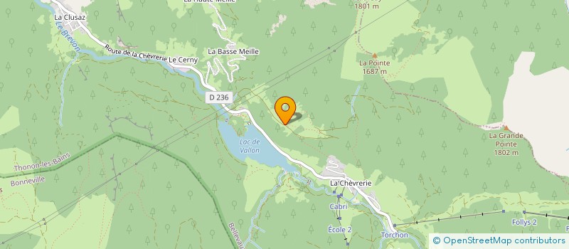 localisation de l'entreprise MONSIEUR PHILIPPE CORNIER  BELLEVAUX