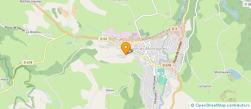 localisation de l'entreprise MONSIEUR PHILIPPE CORNILLON à RIOM-ES-MONTAGNES