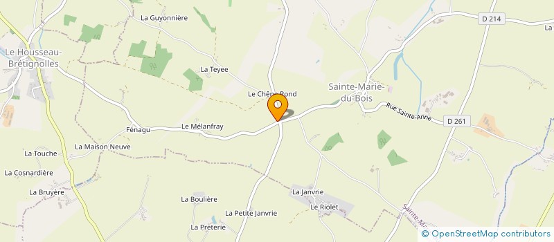 localisation de l'entreprise MONSIEUR PHILIPPE CORNU  SAINTE-MARIE-DU-BOIS