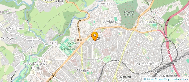localisation de l'entreprise MONSIEUR PHILIPPE CORNUT à LIMOGES