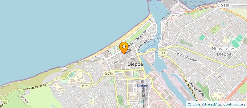 localisation de l'entreprise MONSIEUR PHILIPPE CORRUBLE  DIEPPE