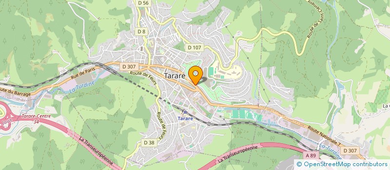 localisation de l'entreprise MONSIEUR PHILIPPE CORSIN  TARARE