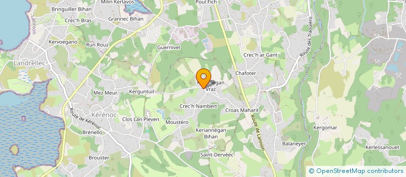 localisation de l'entreprise MONSIEUR PHILIPPE COSQUER  TREBEURDEN